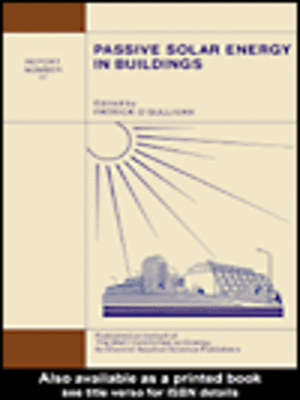 cover image of Passive Solar Energy in Buildings